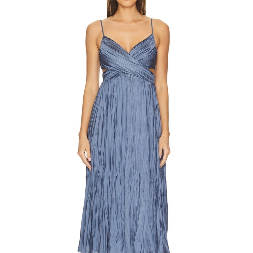 Astr Blue Midi Dress
